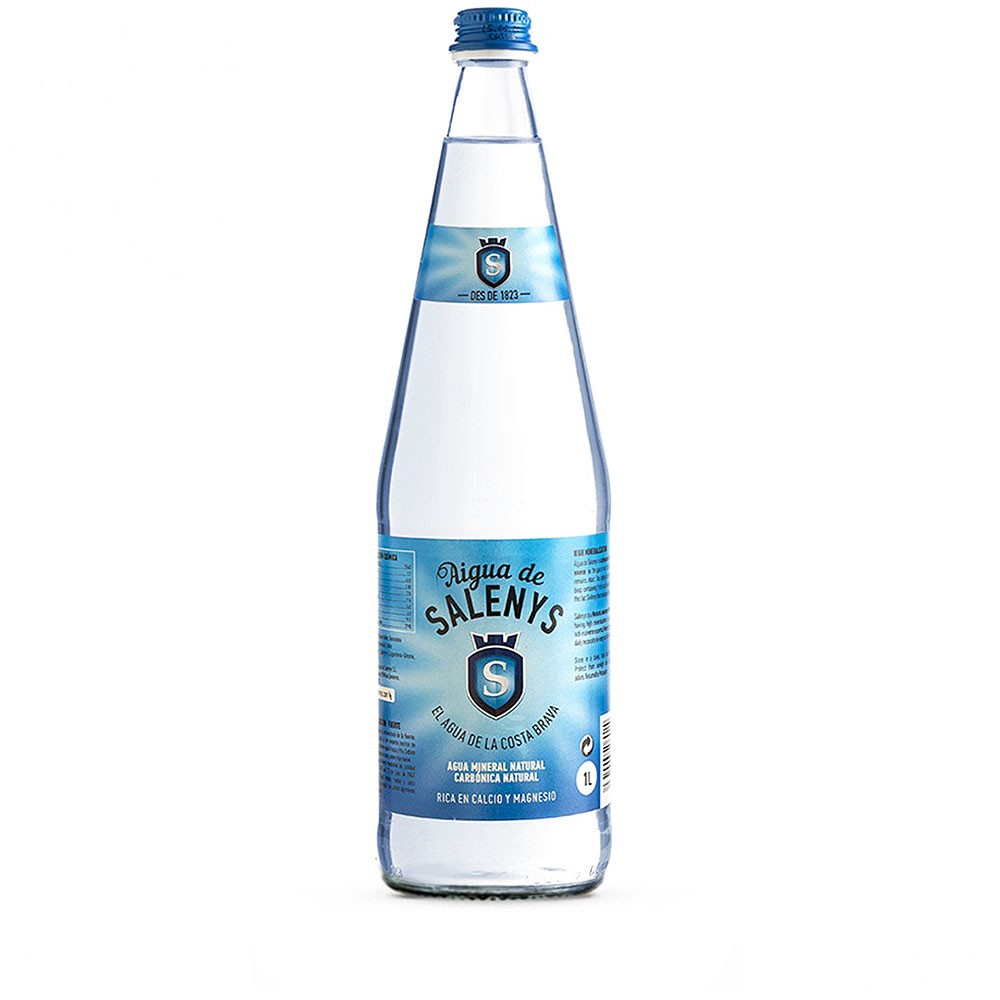 agua mineral natural con gas