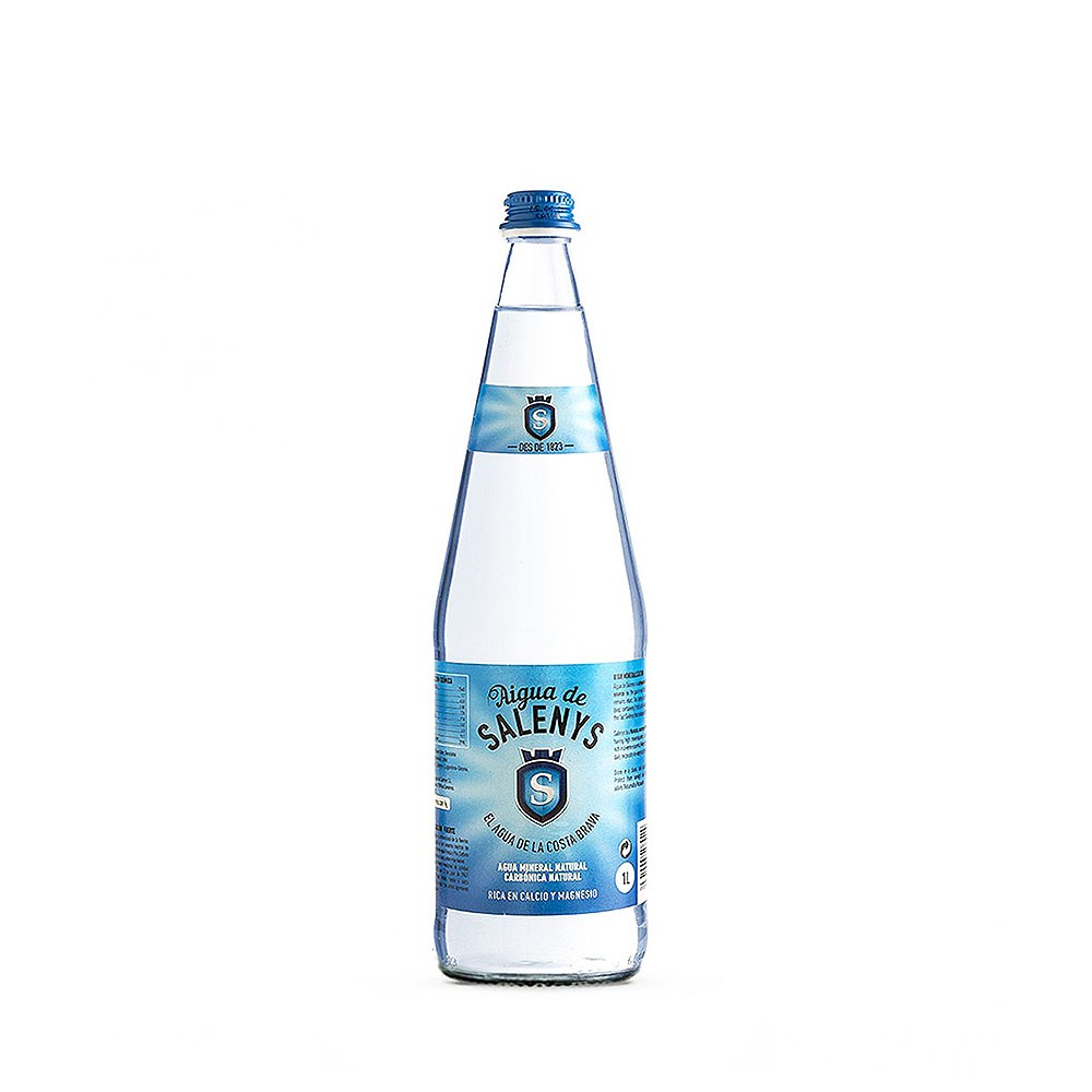 agua mineral con gas, 50cl